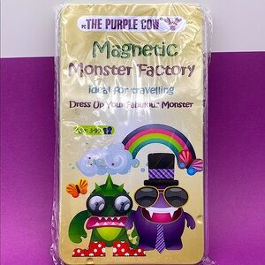 The Purple Cow Magnetic Monster Factory Travel Game Sealed